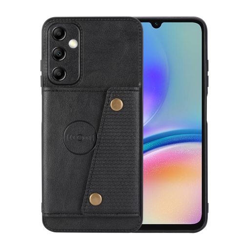 For Samsung Galaxy A15 4G Double Buckle Card Slots Magnetic Phone Case.
