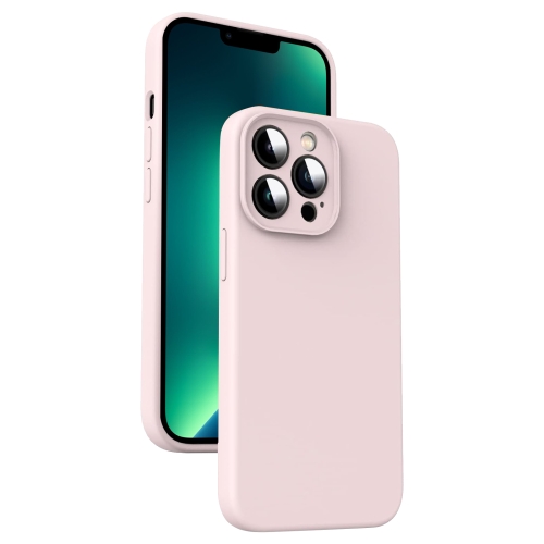 [00-104] iPhone 13 Pro Max LK MagSafe Magnetic Silicone Phone Case (Pink)