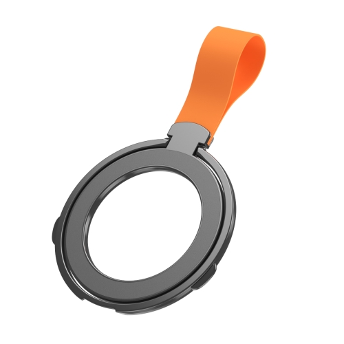 [1120] MagSafe Magnetic Pivot Stand Phone Ring Holder. (Orange)