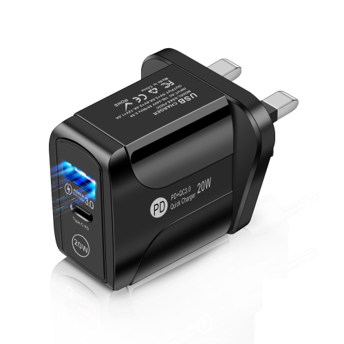 	FLOVEME  PD 20W QC3.0 Phone Fast Charger Power Adapter.