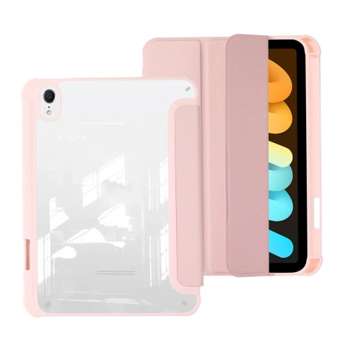For iPad 10th Gen 10.9 2022 Acrylic 3-folding Leather Tablet Case.