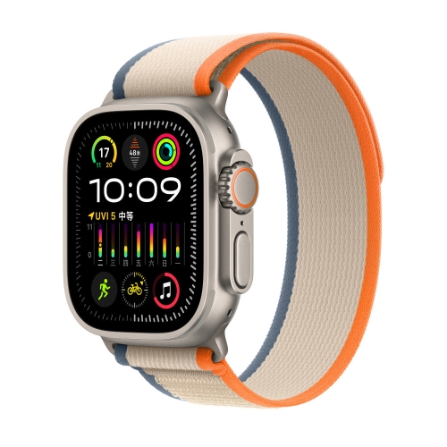 Nylon Watch Band For Apple Watch Ultra 49mm / Series 8&7 45mm / SE 2&6&SE&5&4 44mm.