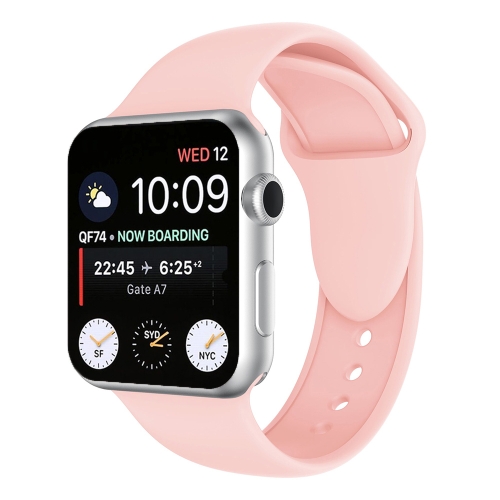 Double Rivets Silicone Watch Band for Apple Watch Series 3 & 2 & 1 38mm.