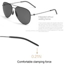 Original Xiaomi Youpin TS Computer Glasses Polarized UV Lens Sunglasses,  Stainless Steel Gravity Rear Frame.