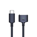 140W USB-C / Type-C to MagSafe 3 Nylon Braided Magnetic Charging Cable.