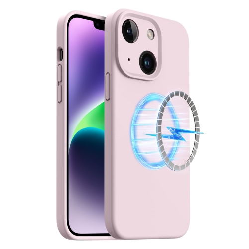 For iPhone 14 LK MagSafe Magnetic Silicone Phone Case.