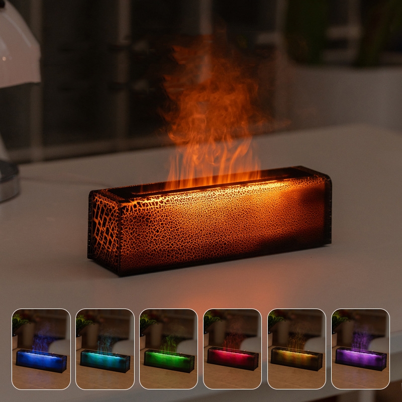 Lava Flame Aromatherapy Machine Air  With Colorful Light.
