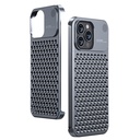 For iPhone 15 Pro Aromatherapy Aluminum Alloy Cooling Phone Case.