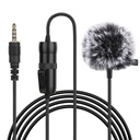 PULUZ 3.5mm Jack Lavalier Omnidirectional Condenser Recording Video Microphone.