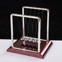 Newton Pendulum Hits Ball Ornaments Physics Education Model.