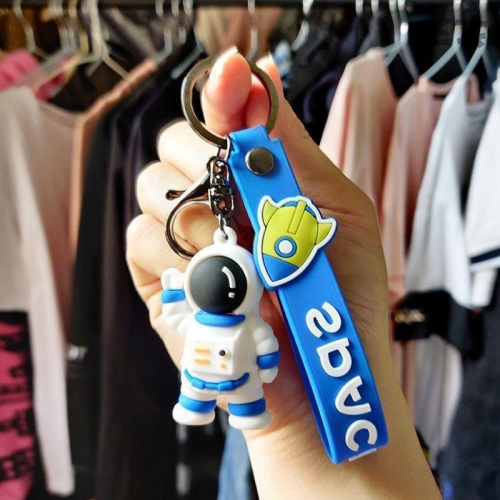 Cartoon Car Soft Keychain Small Pendant.