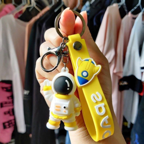 Cartoon Car Soft Keychain Small Pendant.