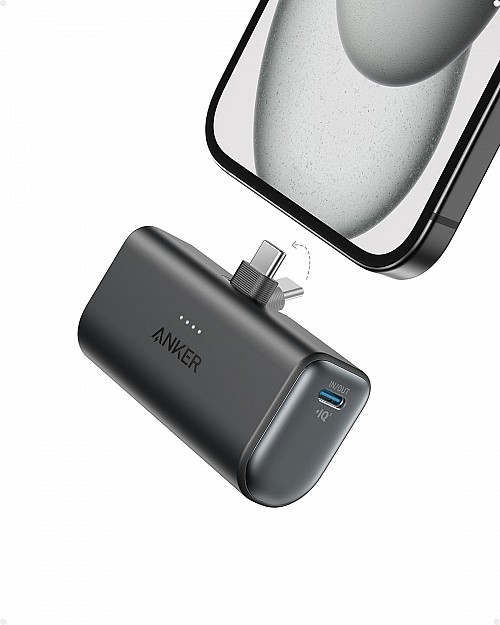 Anker Mobile Powerbank 5,000mAh Nano 22.5W Built-In USB-C.