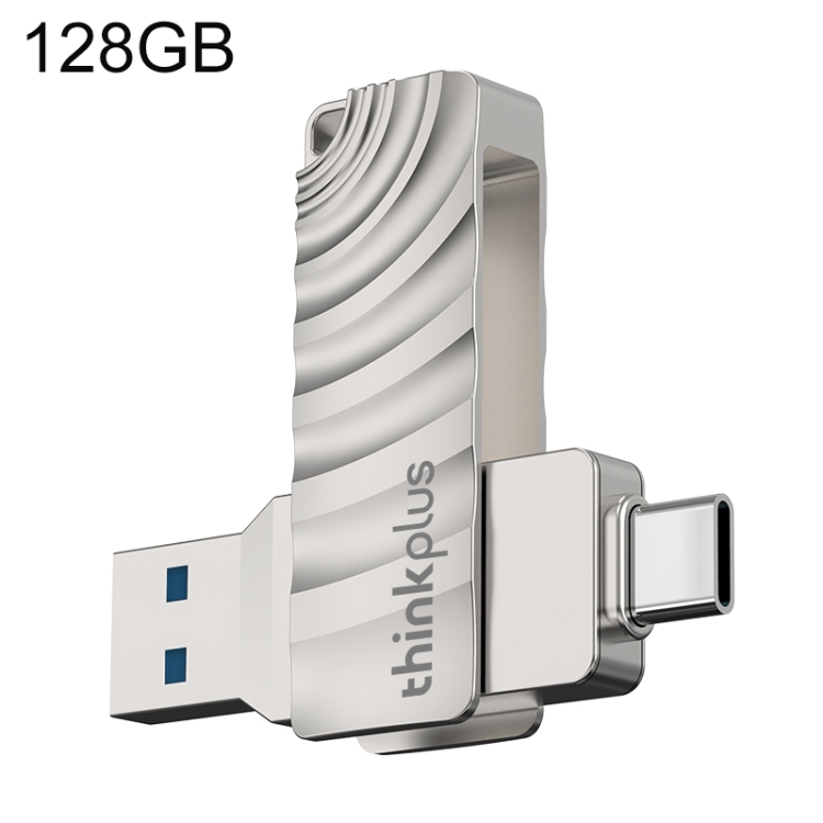 [2030] Lenovo USB 3.2 + USB-C / Type-C Dual Head Flash Drive, Memory:128GB
