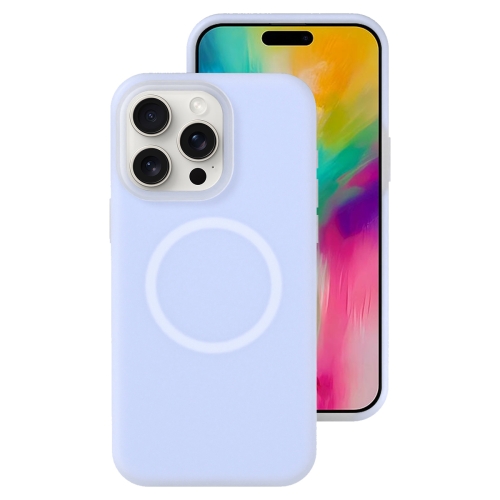 For iPhone 16 Pro Max Jelly Liquid Silicone MagSafe Magnetic Phone Case.
