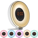 Simulated Sunrise And Sunset Sleep Light Alarm Clock with FM Radio.