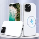 For iPhone 16 Pro Shockproof Silicone Magsafe Phone Case.