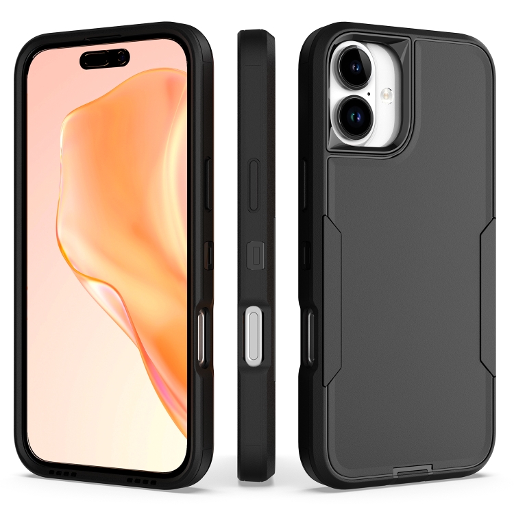 For iPhone 16 2 in 1 Magnetic PC + TPU Phone Case.