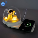 Decorative Table Lamp Wireless Fast Charging Smart Bluetooth Music Light.