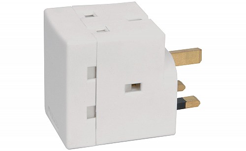 Mercury 3 Way UK Mains Adaptor.
