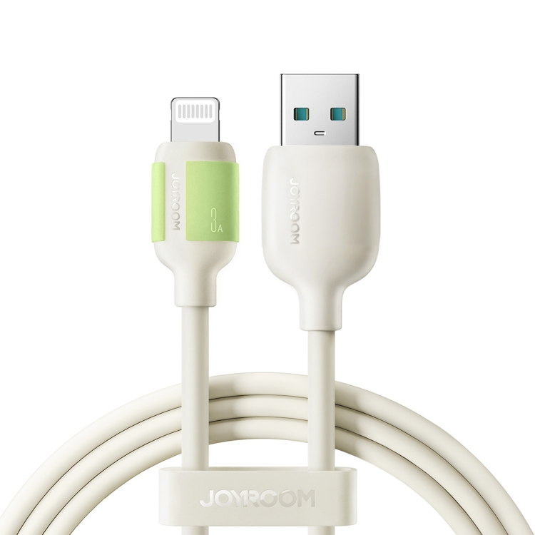 JOYROOM Fluorescent Series 3A USB to 8 Pin Fast Charging Data Cable.