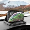Car Mobile Phone Holder Carbon Fiber Pattern Silicone Dashboard Holder.