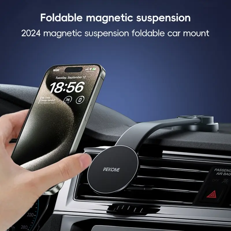 WEKOME K-Captain Maglev Folding Car Holder.