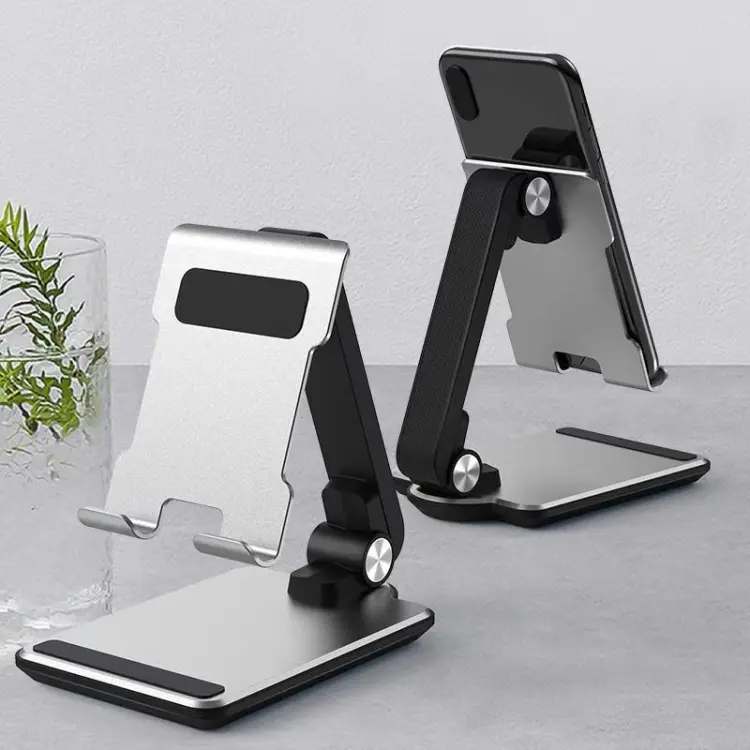 Foldable Tablet Desk Holder, Aluminum.