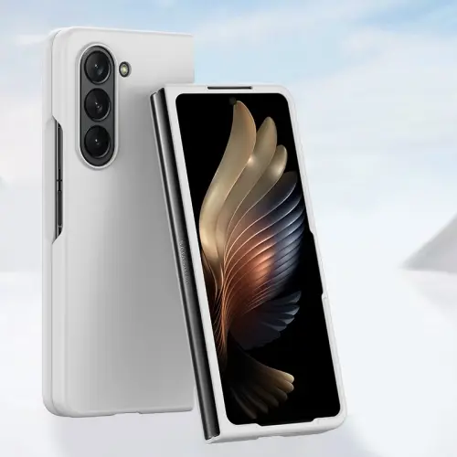 [FOLD 6] For Samsung Galaxy Z Fold6 Skin Feel PC Full Coverage Shockproof Phone Case(WHITE)