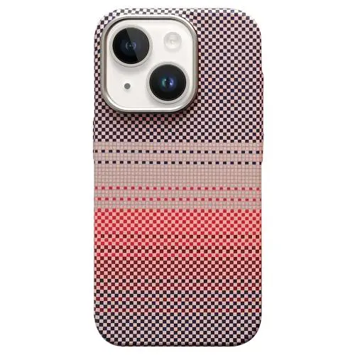 [METAL 13] For iPhone 13 Metal Lens Protection Frame MagSafe PC Phone Case.