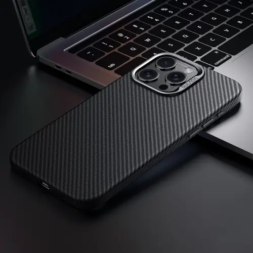 For iPhone 14 Pro Max SULADA 600D Kevlar Texture PC Shockproof Phone Case.