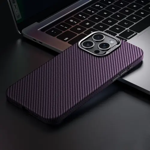 For iPhone 14 Pro Max SULADA 600D Kevlar Texture PC Shockproof Phone Case.