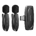 YESIDO Dual Low-latency Wireless Lavalier Microphone.