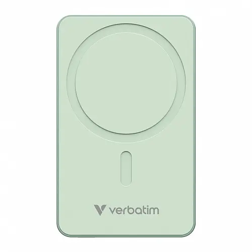 Verbatim Powerbank Wireless Magnetic 10000 Green.