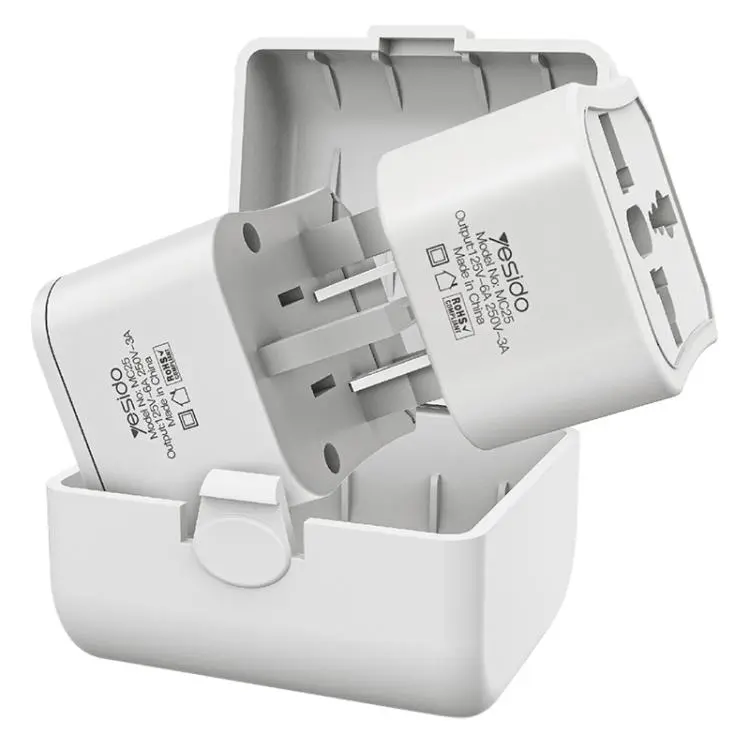 Yesido 750W Universal Multifunction Travel Plug Adapter Kit with Storage Case