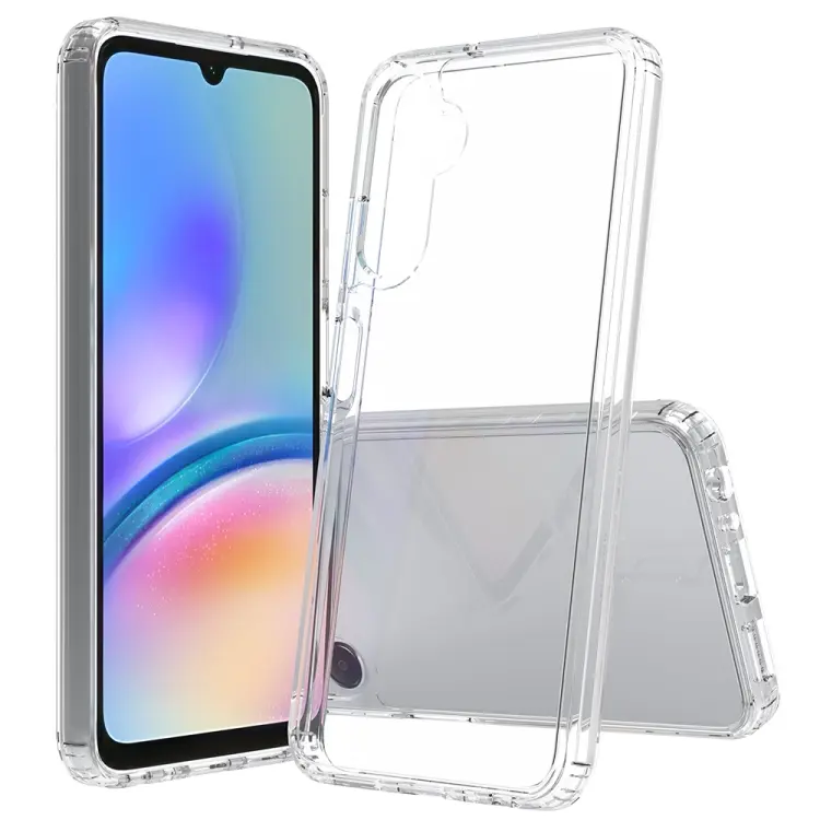 For Samsung Galaxy A05s Scratchproof Acrylic TPU Phone Case(Transparent)