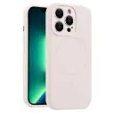 For iPhone 13 Pro Max Fine Hole Liquid Silicone MagSafe Phone Case