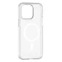 For iPhone 15 Pro Max ZGA Magsafe Clear PC Hybrid TPU Phone Case(Transparent) 