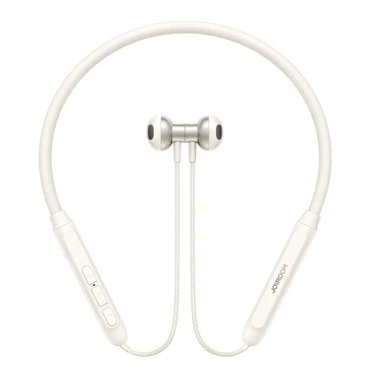 JOYROOM  Neckband Wireless Bluetooth Sports Outdoor Earphone. (creamy white)