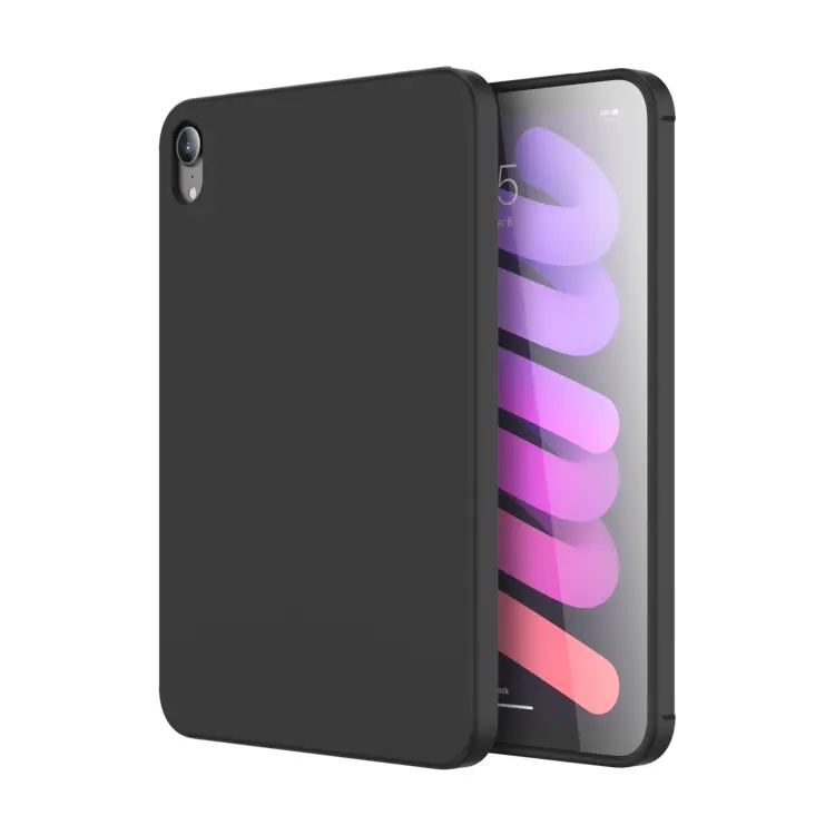 For iPad mini 2024 / mini 6 Mutural Silicone Microfiber Tablet Case