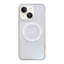 For iPhone 14 Clear Acrylic TPU MagSafe Phone Case(Transparent) 
