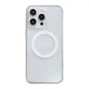 For iPhone 16 Pro Clear Acrylic TPU MagSafe Phone Case(Transparent)