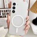 For Samsung Galaxy S22 5G Ultra-thin MagSafe Frosted PC Phone Case