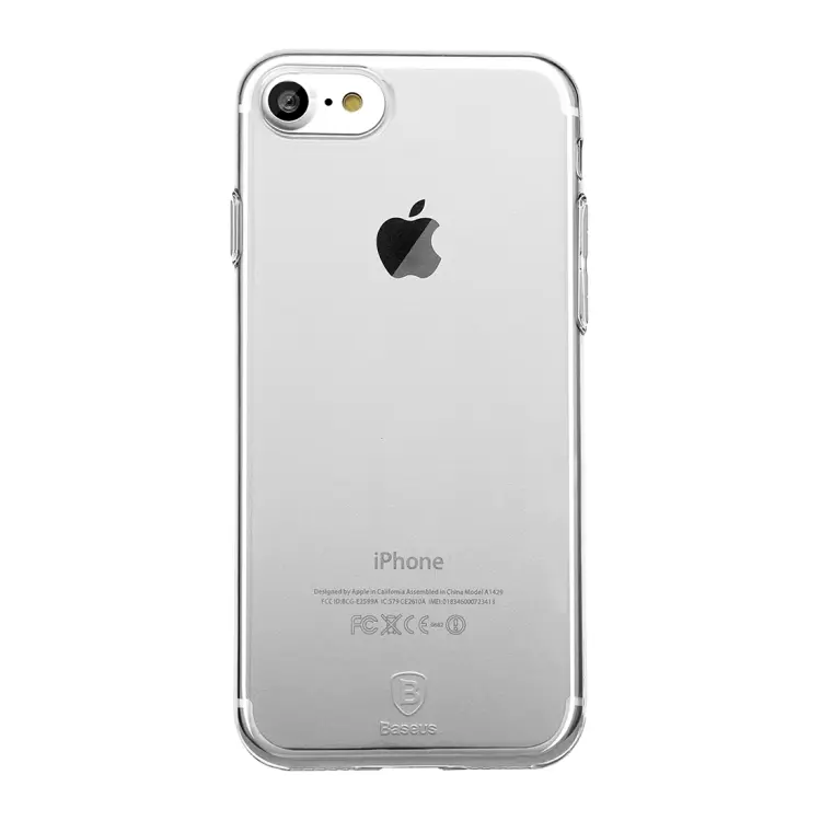 Baseus for iPhone 7 & 8 Simple Series Soft Transparent TPU Protective Back Cover Case