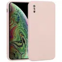 For iPhone XS Max Liquid Silicone Full Coverage Shockproof Magsafe Phone Case