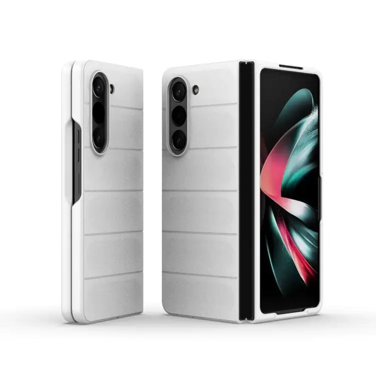 For Samsung Galaxy Z Fold5 5G Magic Shield Fold PC Shockproof Phone Case (White)