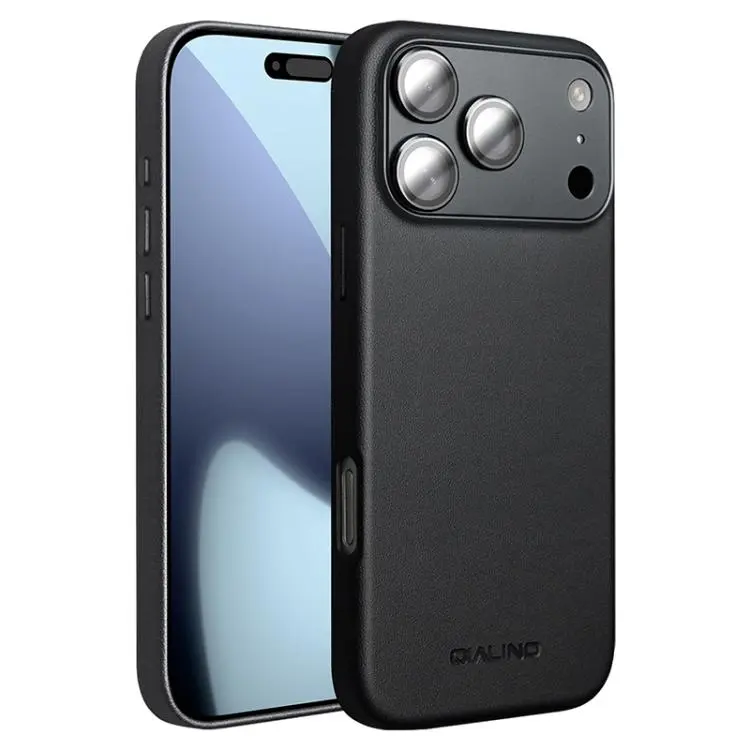 For iPhone 17 Pro QIALINO Technology Leather MagSafe Phone Case