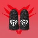 Gaming Superconducting Sweat Resistant Finger Gloves(Red)