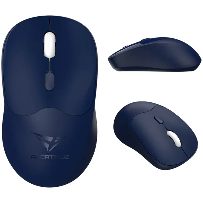 Alcatroz Mouse Wireless & BT Recharg Silent AIRMOUSE DUO 6 (Blue)
