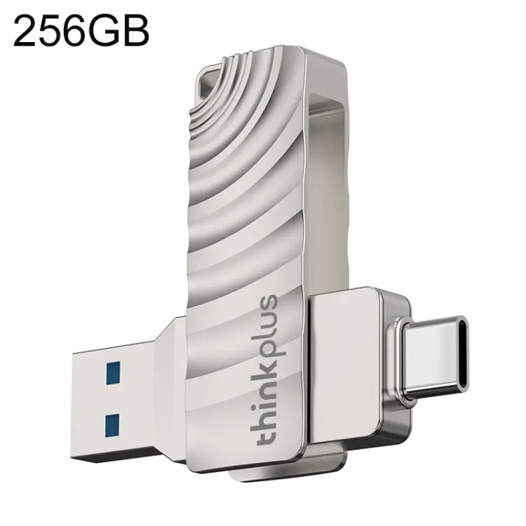 Lenovo Thinkplus USB 3.2 + USB-C / Type-C Dual Head Flash Drive, 256GB